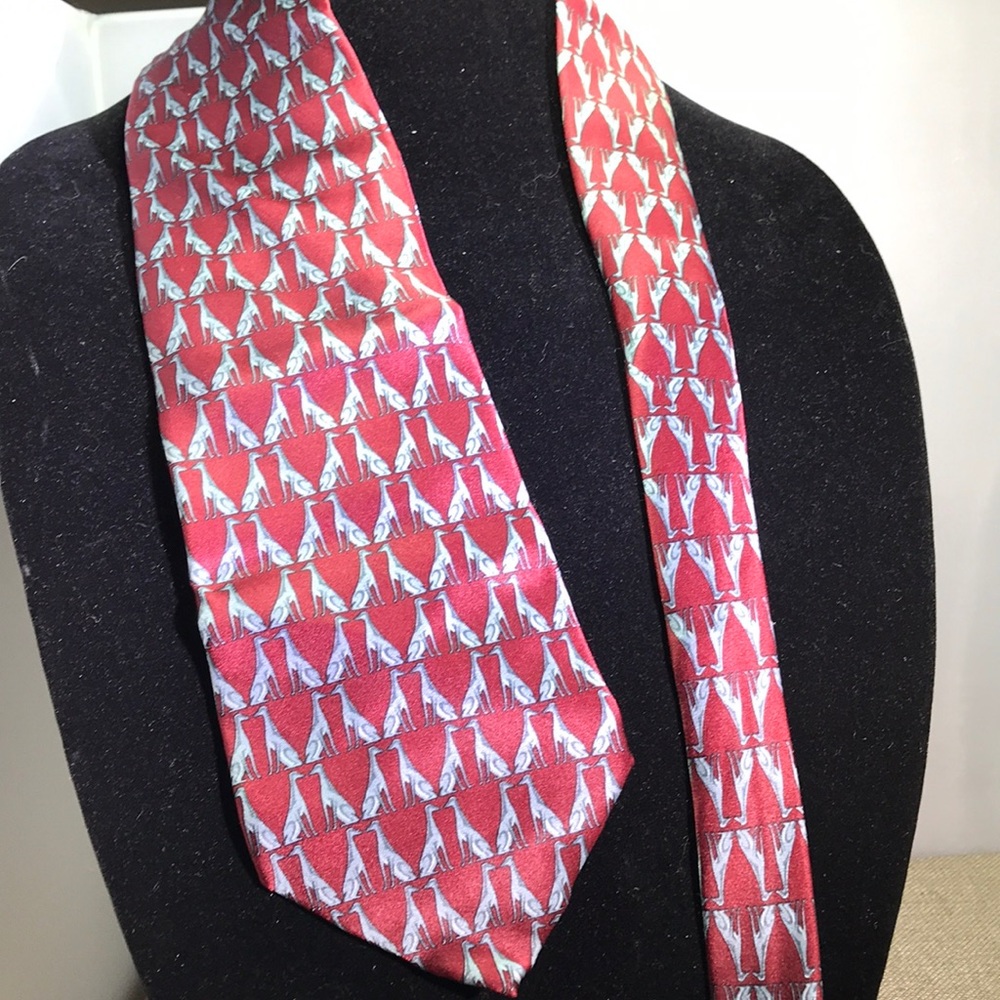 Trussardi Italy silk tie